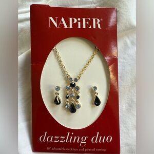 Napier Gold and Blue Necklace